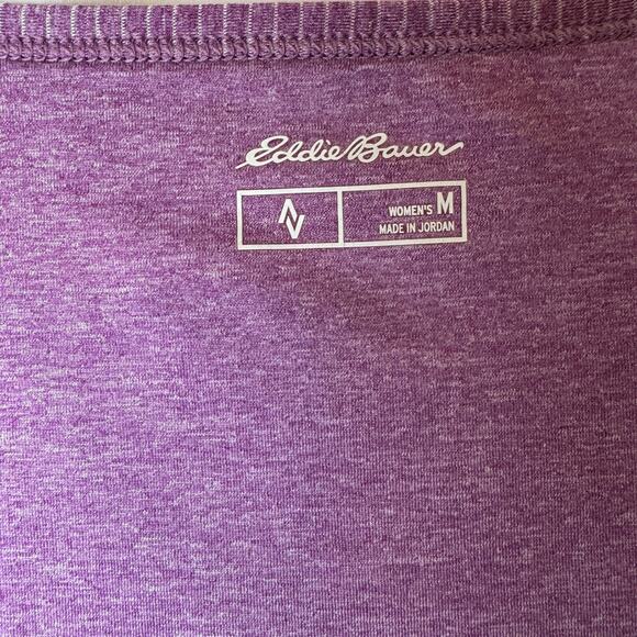 Eddie Bauer Workout Performance Tee Purple Size Medium - Picture 5 of 8